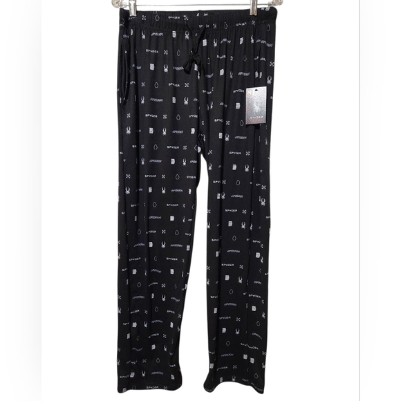 Spyder Other - NWT Spyder Black Graphic Men's Jogger Loungewear Pants Size Medium